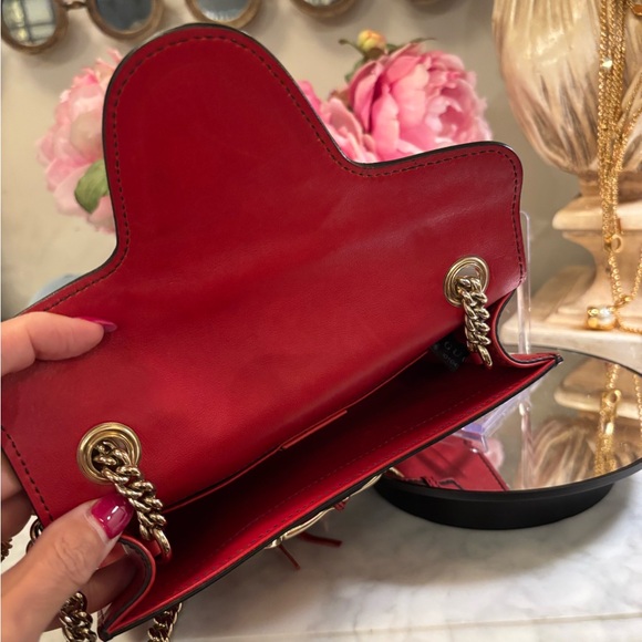 Gucci EUC COA Red Horsebit Crossbody Bag - Picture 11 of 16